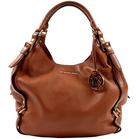 michael kors brown leather bag